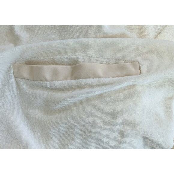 Ritz Carlton Spa Half Moon Bay Bath Robe L/XL Tan Vintage Shawl Collar W/ Belt U - Picture 8 of 13